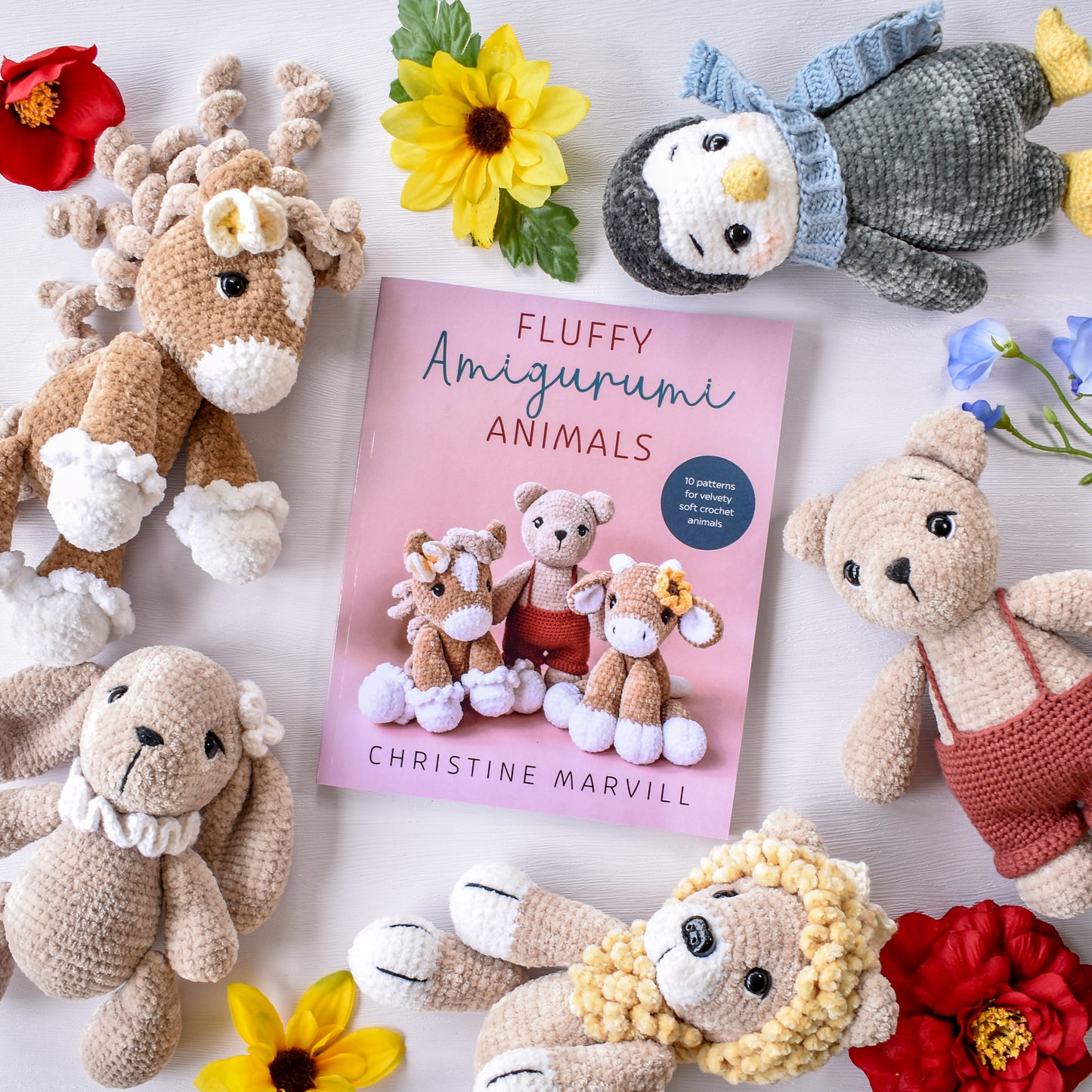 Fluffy Amigurumi Animals Book