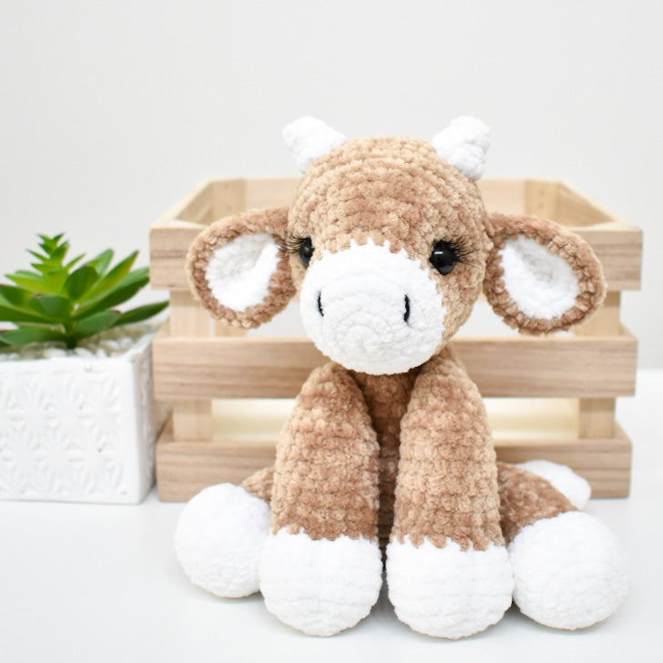Amigurumi Cow Stuffed Animal Pattern Colbie The Cow Crochet