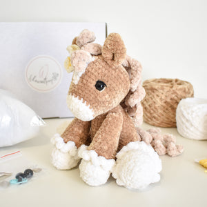 Honey the Horse Crochet Kit and 'Fluffy Amigurumi Animals' Book