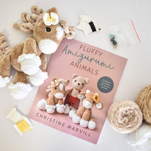 Honey the Horse Crochet Kit and 'Fluffy Amigurumi Animals' Book