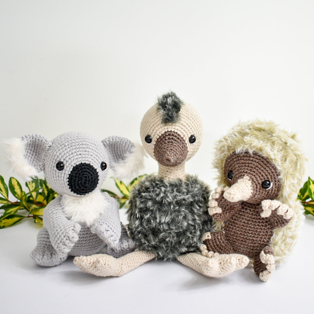 Crochet Pattern Bundle - Australian Baby Animals