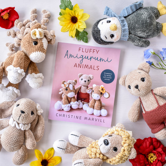 Fluffy Amigurumi Animals Book